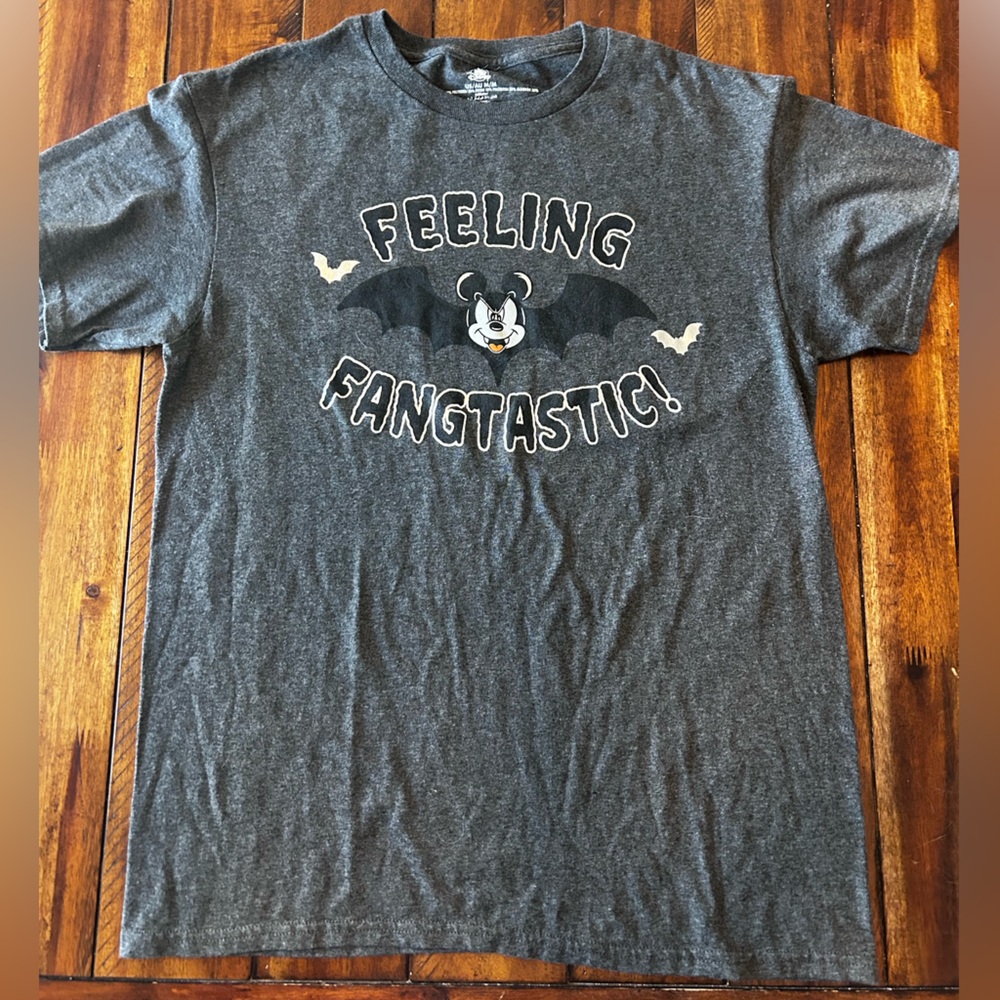 Disney Parks Vampire Charcoal Tee with Logo